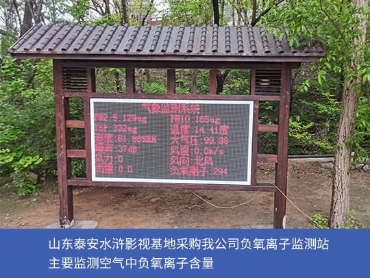 影視基地用負氧離子監(jiān)測設備
